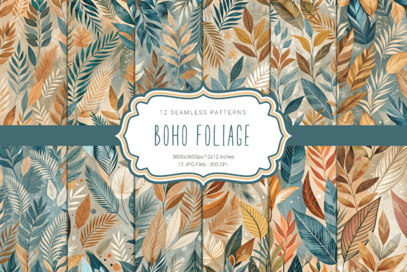 Boho Foliage Seamless Patterns: A Comprehensive Guide to Selection and Application