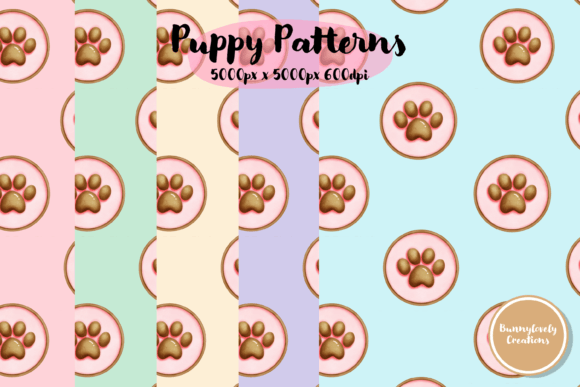 Free Patterns Puppy Elements: A Digital Asset for Creative Projects
