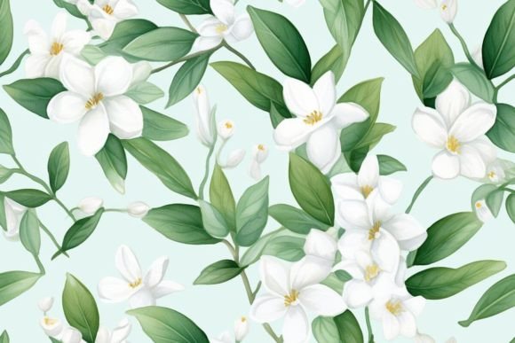 Jasmine Patterns Seamless Patterns for Creators