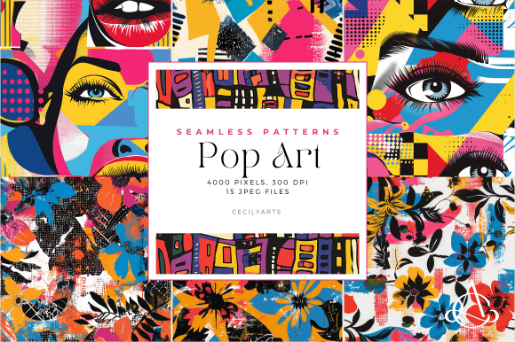 Pop Art Seamless Patterns: The Ultimate Inspiration for Your Next Crafting Project