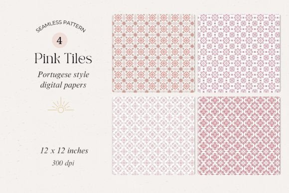 Reviving Heritage: The Rise of Pink Portuguese Tiles Seamless Patterns in Modern Design