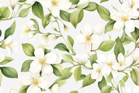 Seamless Patterns Tile Botanical Art
