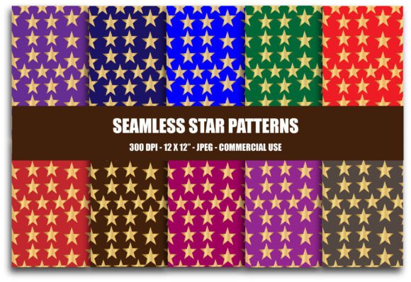 Seamless Star Patterns