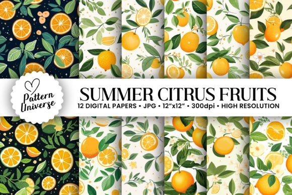 Summer Citrus Fruits Seamless Patterns: A Comprehensive Evaluation