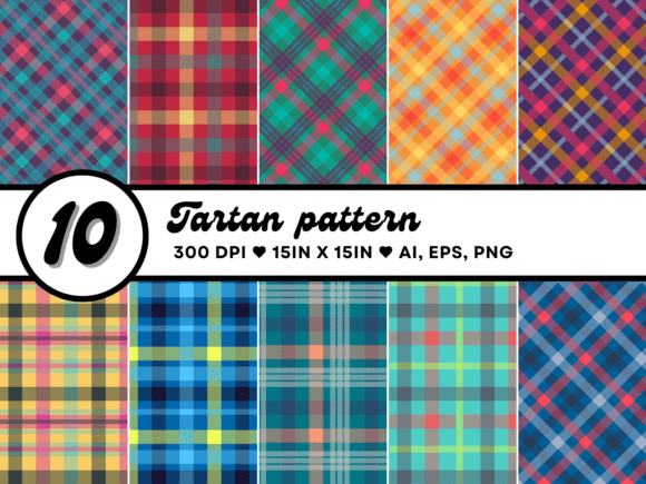 Tartan Seamless Patterns for Modern Design