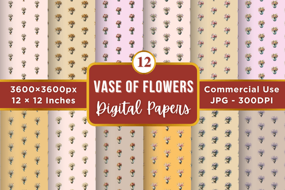 Vase of Flowers Digital Paper Patterns: A Comprehensive Evaluation